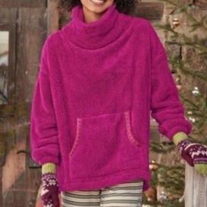 Sundance Sasha Cozy Sweatshirt Top Size S Color Pink